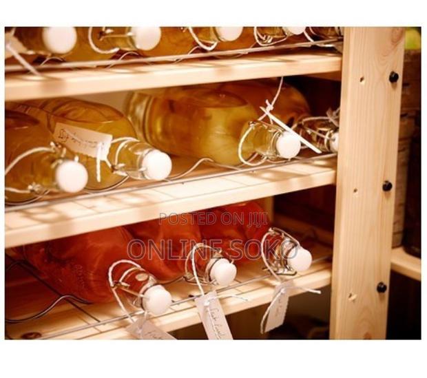 Beverage Glass Bottle With Flip Clip Swing Lock Top - thumbnail 7