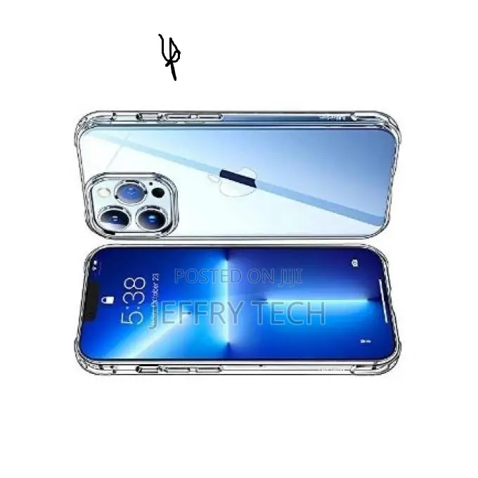Transparent Silicone Case + Lens Protection iPhone 13 Pro