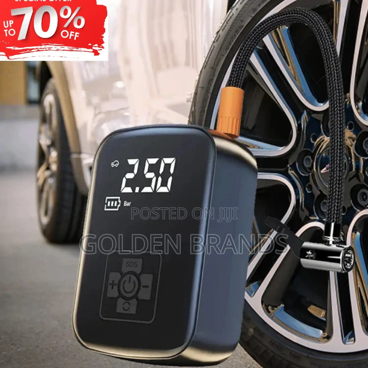 Electric Tire Inflator Pump For, Car , Motorcycle, Bicycle
