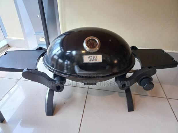 Portable Gas BBQ Grill Solid Cast Iron - main view