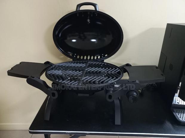 Portable Gas BBQ Grill Solid Cast Iron - thumbnail 3