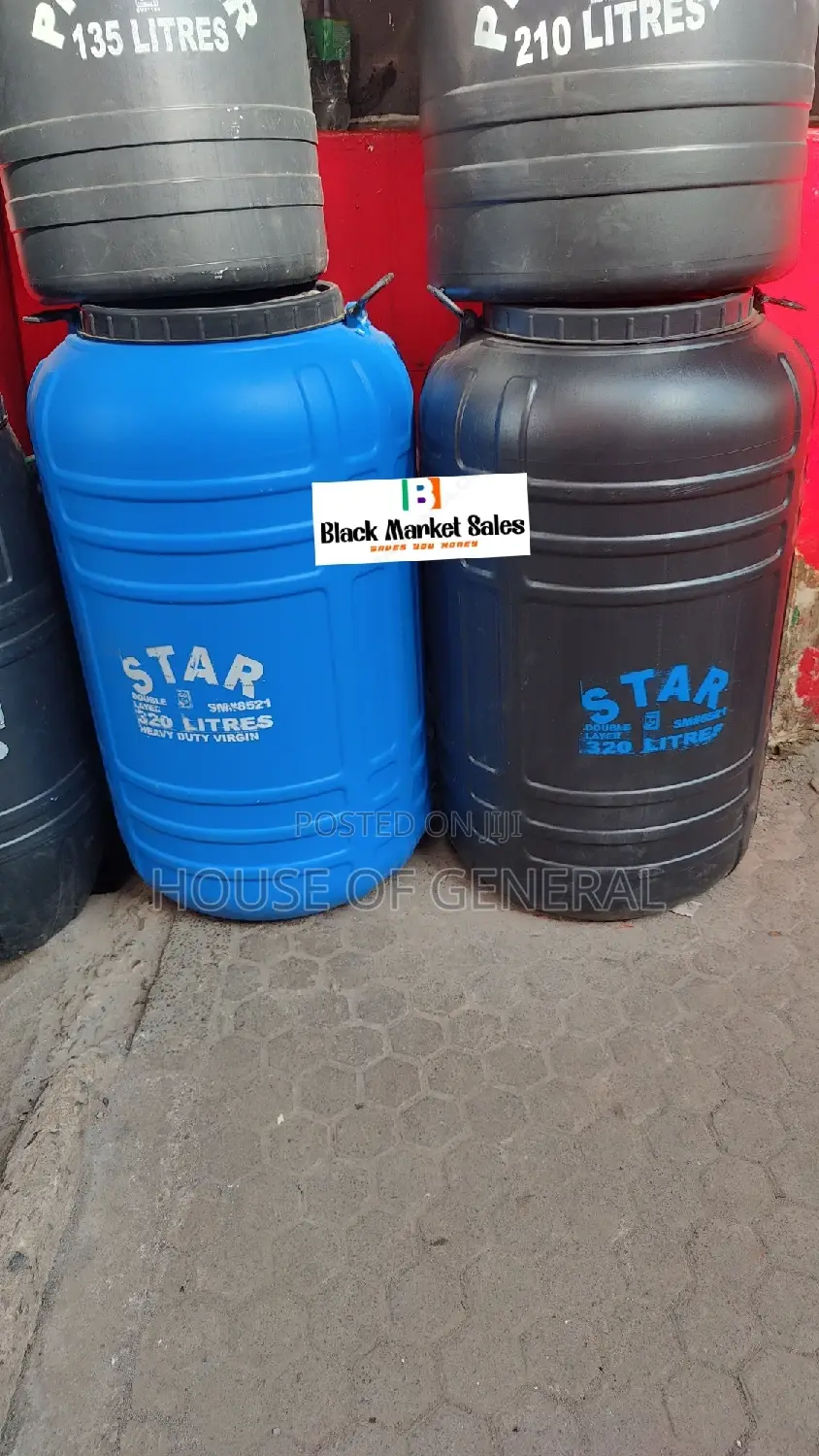 320 LTRS Heavy Duty Product Plastic Tank