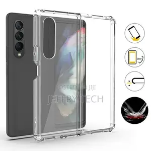 Transparent Silicone Case for Samsung Galaxy Z Fold 4 - Tran