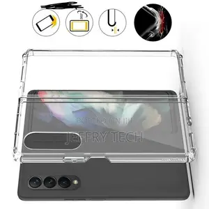 Transparent Silicone Case for Samsung Galaxy Z Fold 4 - Tran