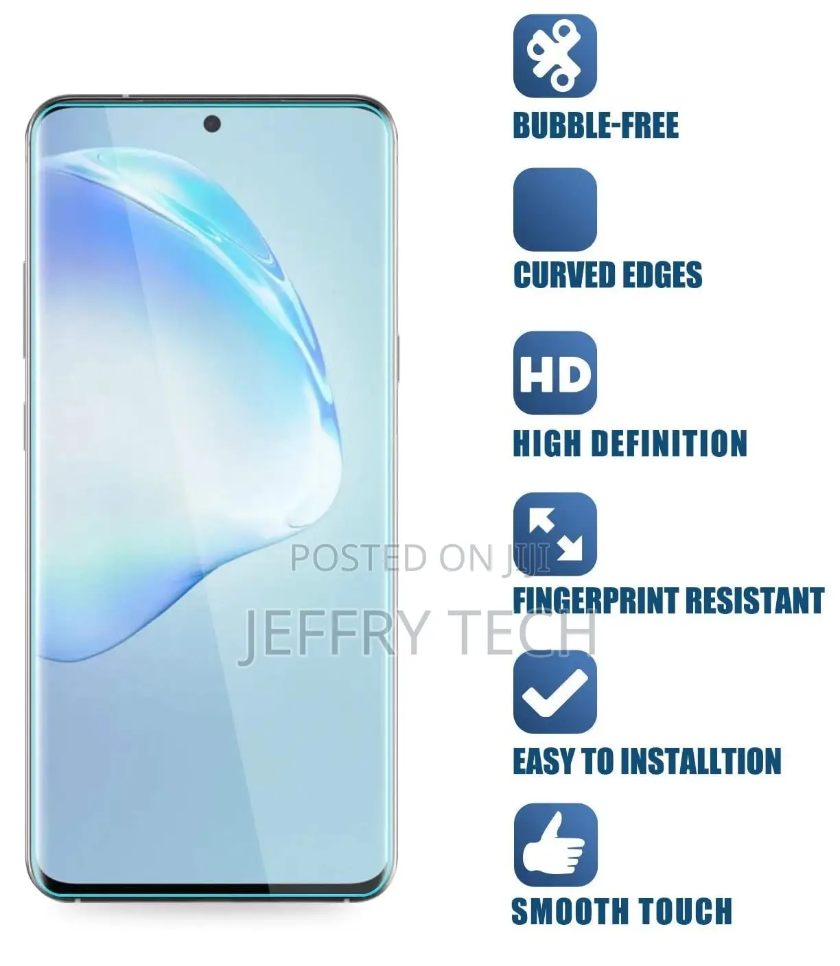 UV Screen Guard/Protector Compatible With One Plus 12R (6.78