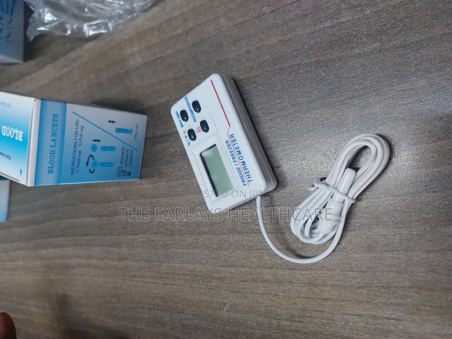 Digital Fridge Thermometer /Freezer**With A Probe.