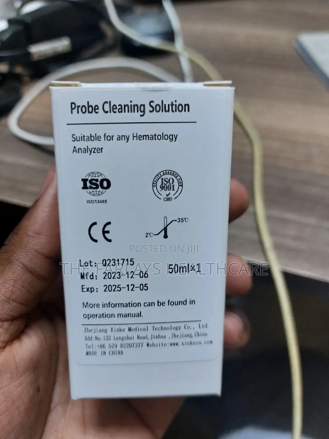 50ml Probe Cleaning Solution for Hematology Machine