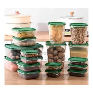 17pcs Crispers Storage Containers