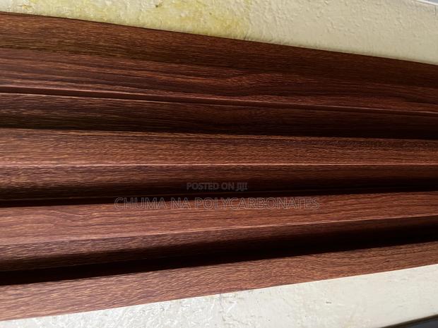 Fluted Wall Panels Mahogany