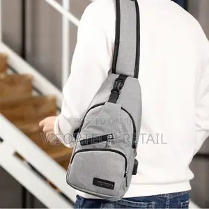 Chest Bag With External Usb Port.