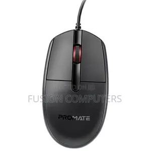 Promate 3 Button Wired Optical Mouse CM-1200