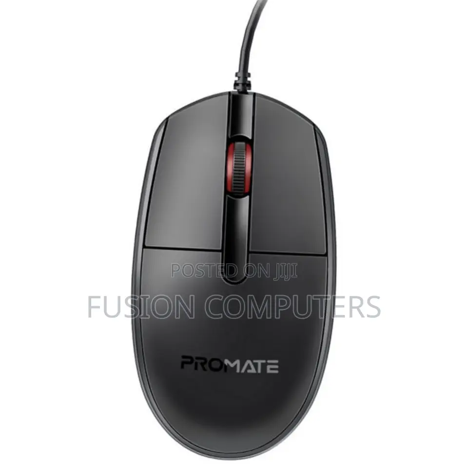 Promate 3 Button Wired Optical Mouse CM-1200