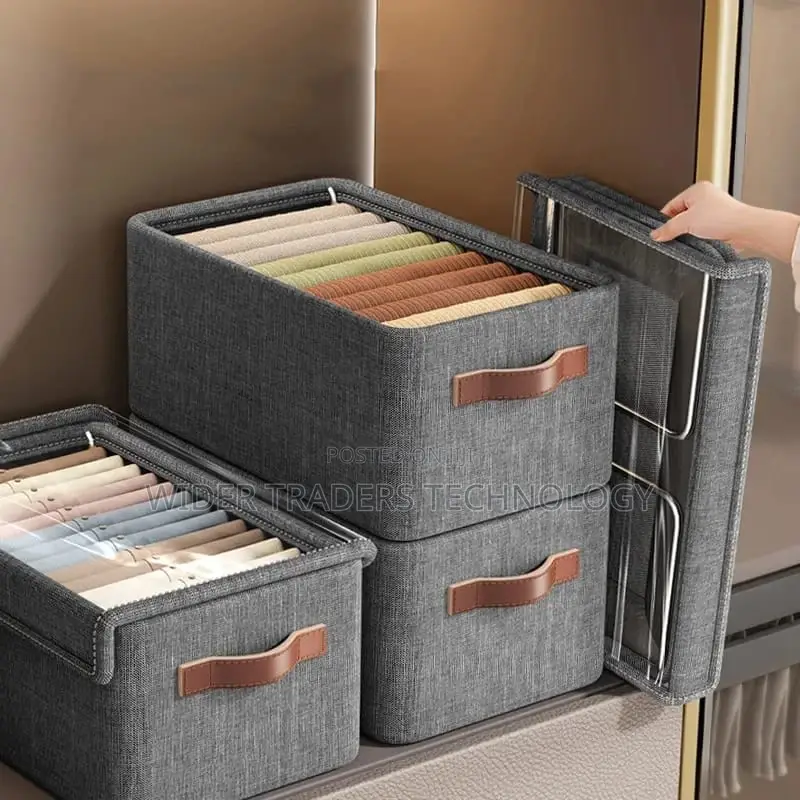 Collapsible HARD Fabric Closet Organizer