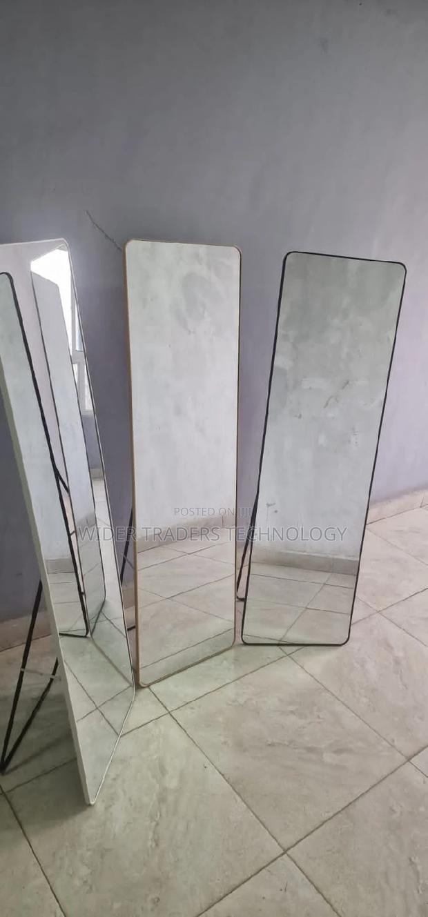 Unbreakable Full Length Mirror With Metallic Frame - thumbnail 2