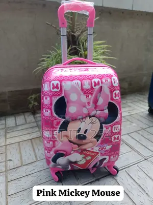 *Cartoon Themed Fibre Suitcase*
Zipper Closure Frame.