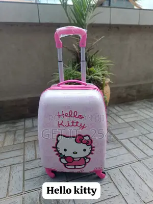 *Cartoon Themed Fibre Suitcase*
Zipper Closure Frame.