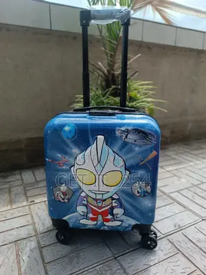 *Cartoon Themed Fibre Suitcase*
Zipper Closure Frame.