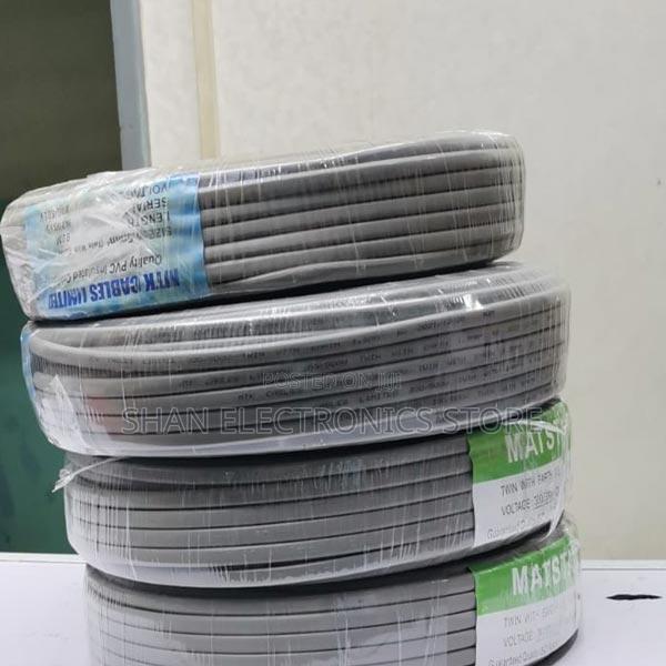 1.5 Twin With Earth Electric Cable Matstar Aluminium Copper