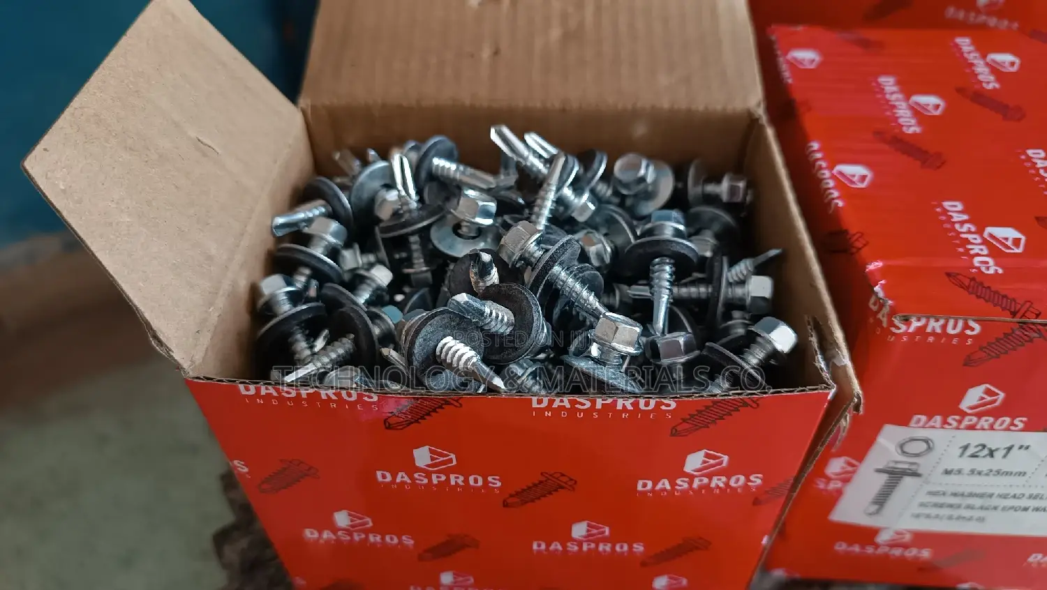 Greenhouse Roofing Screws 25mm (250pcs)