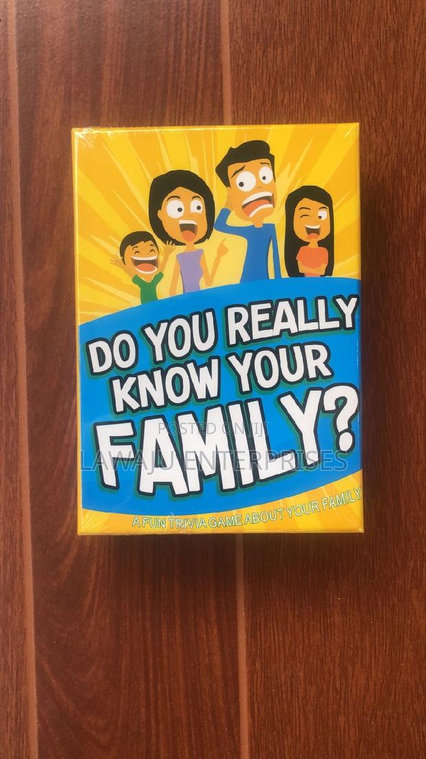 Do You Really Know Your Family Board Game - main view