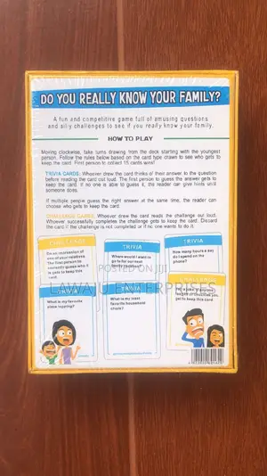 Get to Know Your Family Board Game