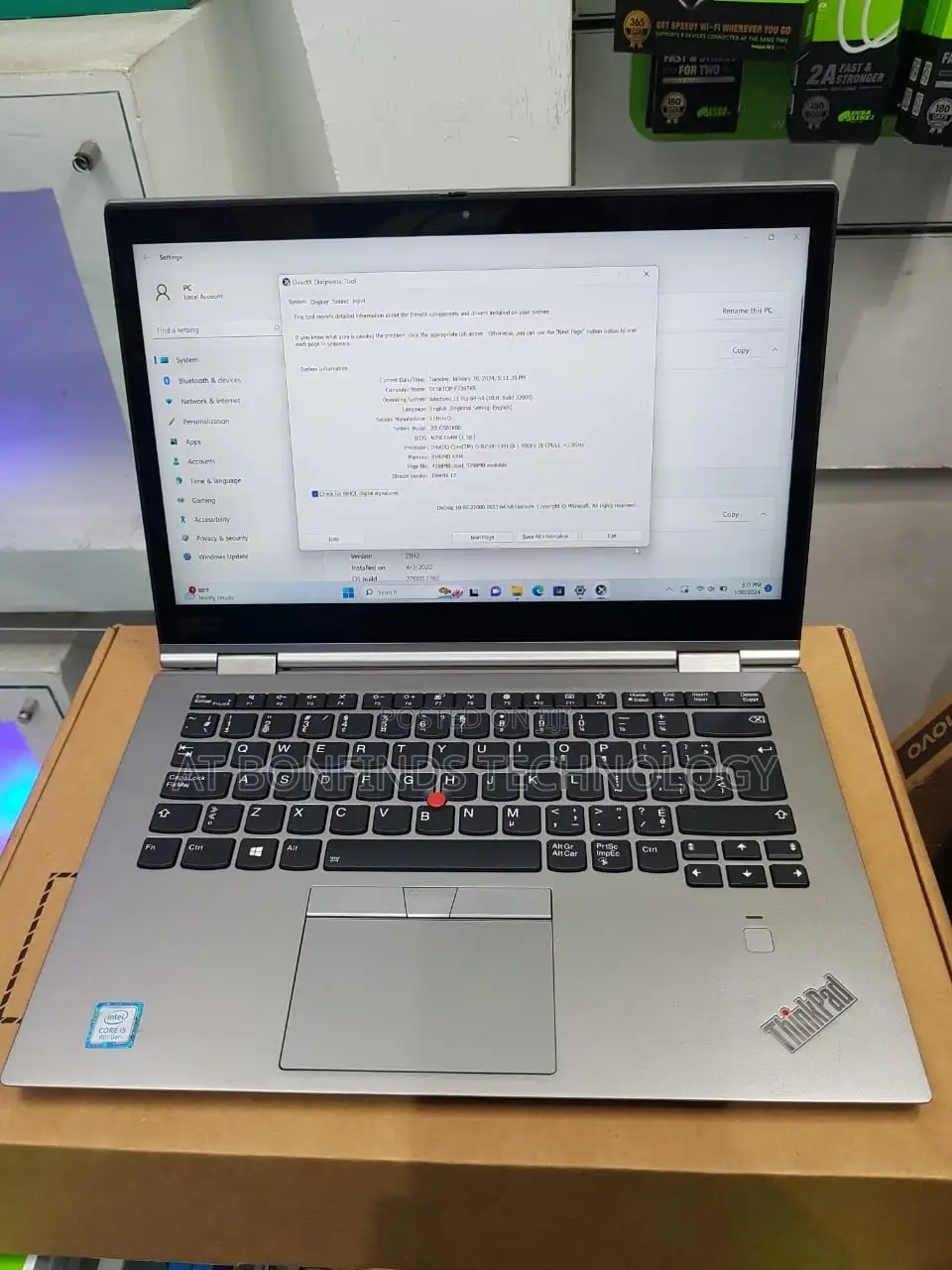 Laptop Lenovo Thinkpad X1 Yoga 8GB Intel Core I5 SSD 256GB