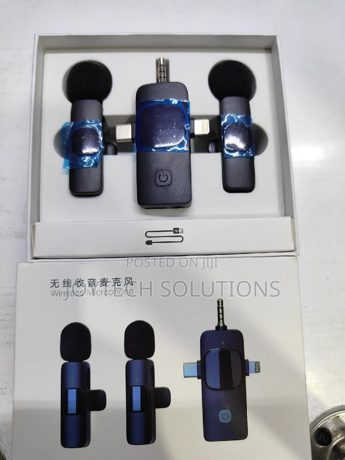 Phone Lapel Microphone, 3 in 1. Type C , iPhone,