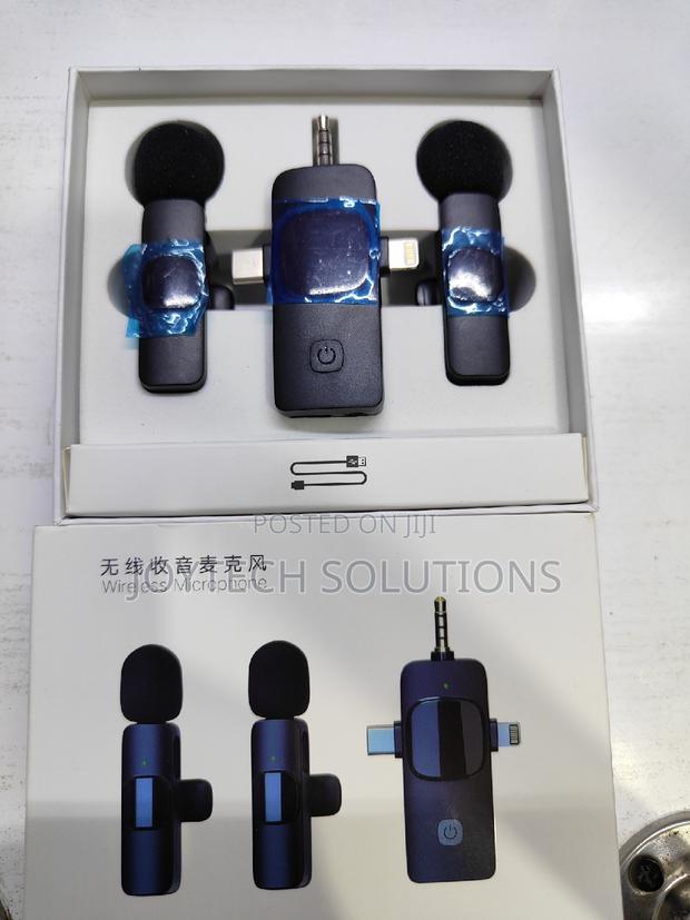 Phone Lapel Microphone, 3 in 1. Type C , iPhone, - main view