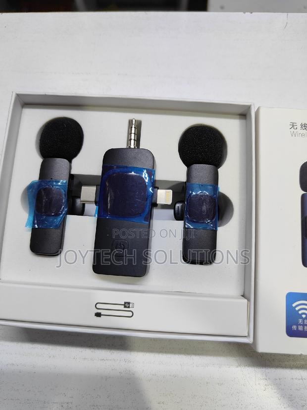 Phone Lapel Microphone, 3 in 1. Type C , iPhone, - thumbnail 2