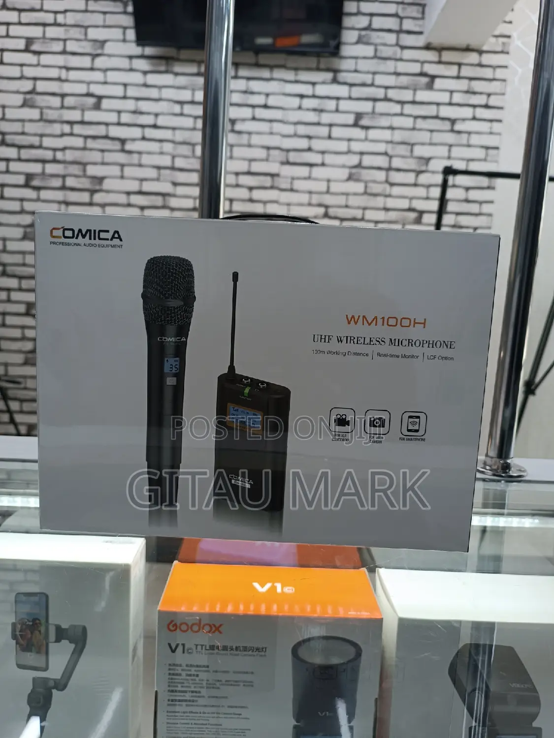 Comica Audio CVM-WM100H Wireless Handheld Microphone