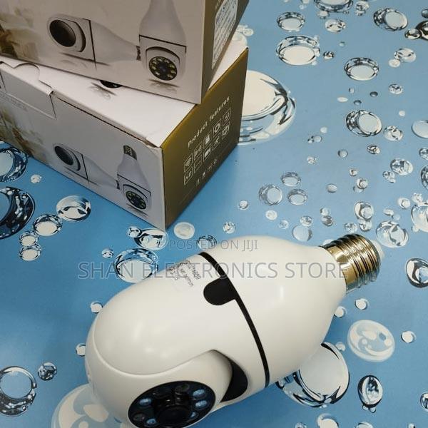 Bulb Camera WIFI PTZ Camera V380 Rotating CCTV Camera # - main view