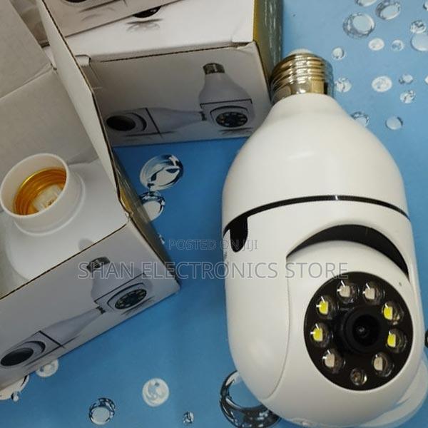 V380 PTZ Bulb Wifi Camera PTZ Night Vision Efficient CCTV "