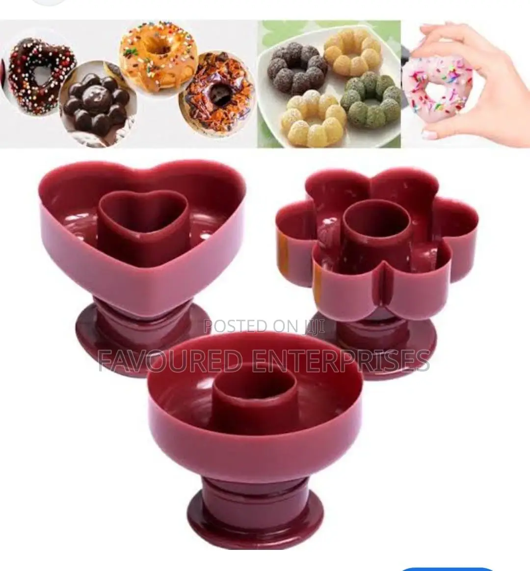 Donut Maker Cutter Mold Desserts Bakery Baking Mould Tool