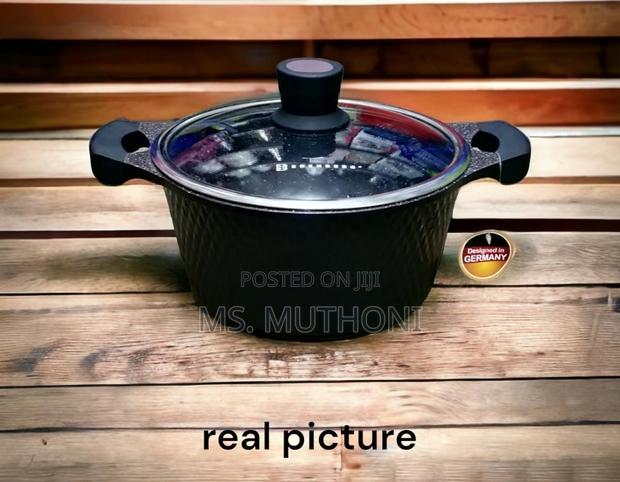 Edenberg Diamond Cooking Pot Glass Lid With Drip Knob