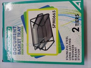 Accord Office Tray Mettalic 2 Tier - thumbnail 2