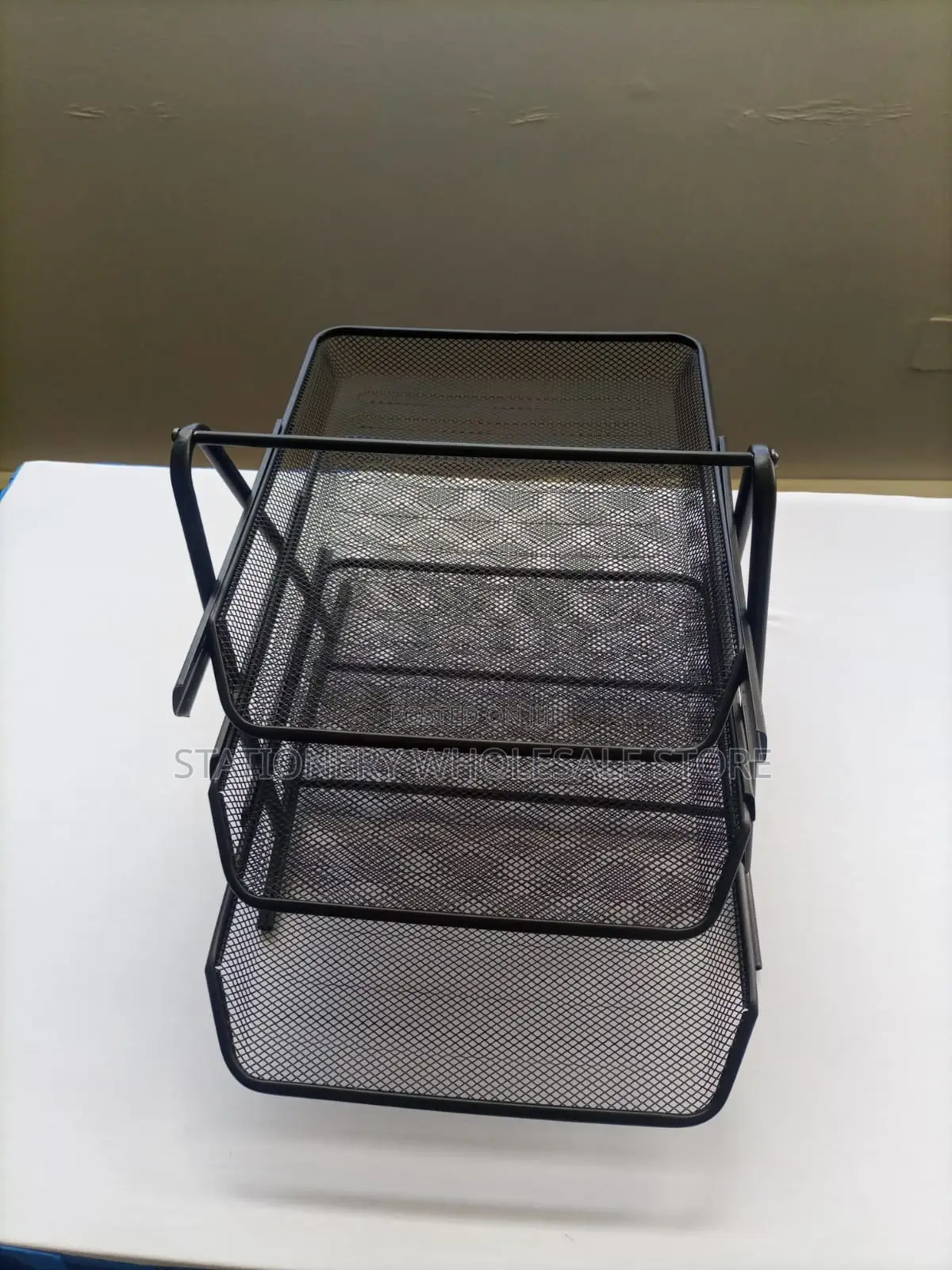 Accord Office Tray Mettalic 3 Tier