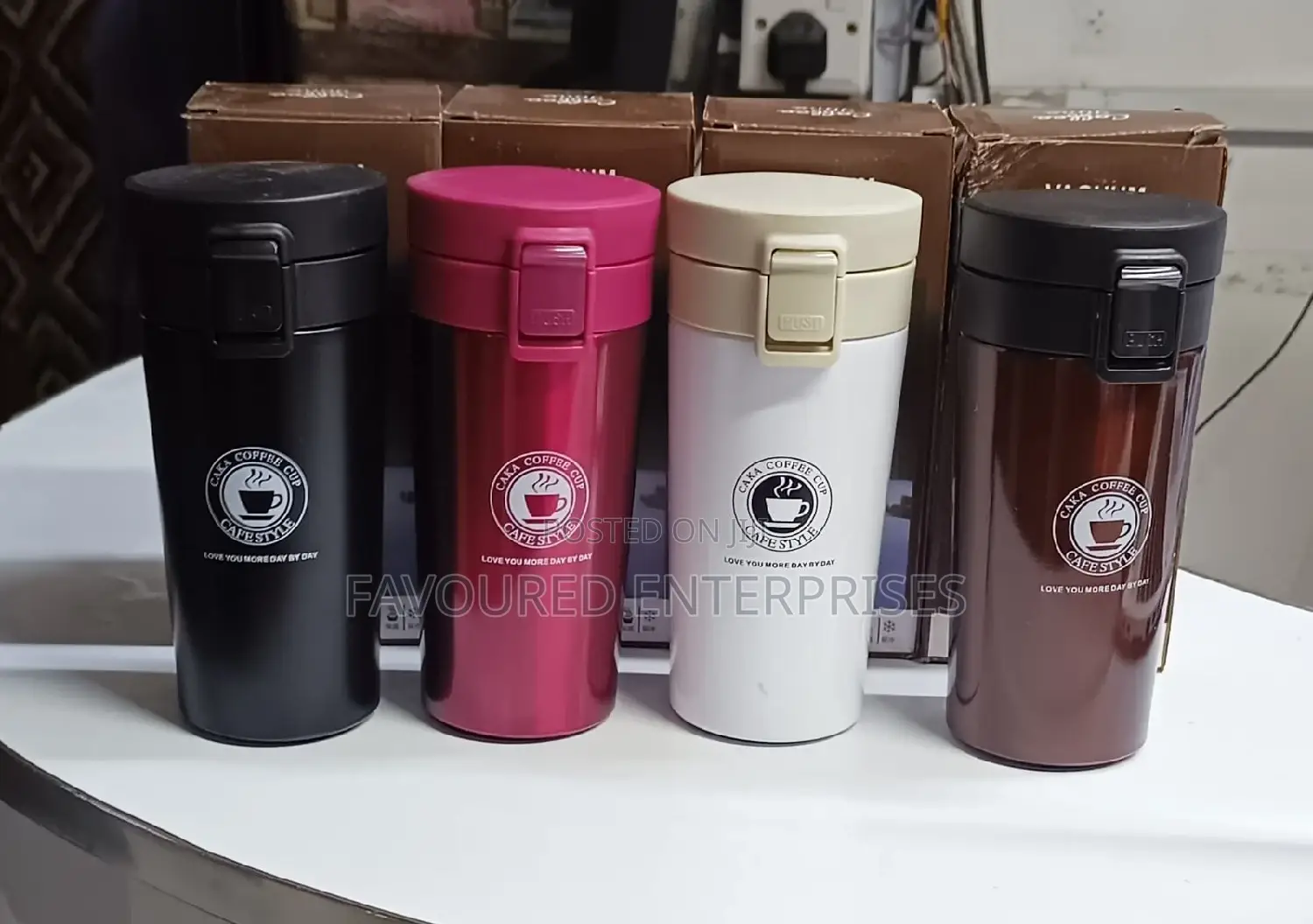 Thermos Cup Coffee Mug Home Office Travel -380ml