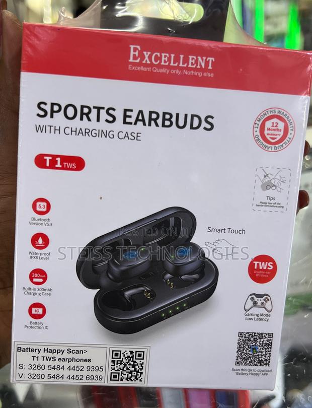 Excellent T1 Waterproof Wireless Pods - thumbnail 3