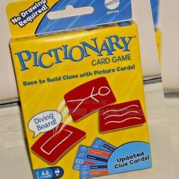 Pictionary Card Game-Clue Picture Cards - main view