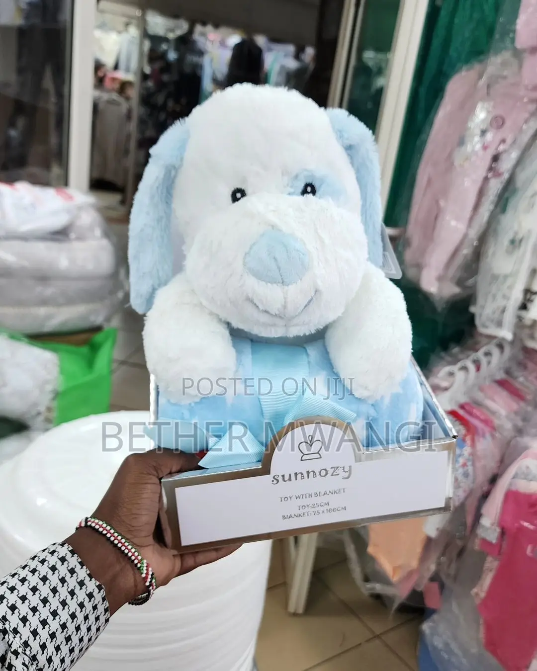 Cute Warm Fleece Blanket With Plush Doll Available in Kenya