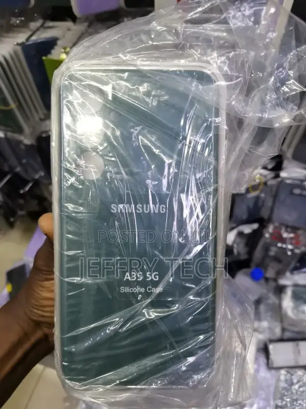 Silicone Cover Black Galaxy A35 5G