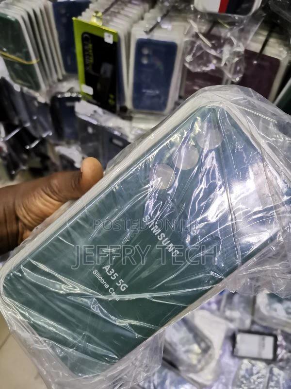 Silicone Cover Black Galaxy A35 5G - thumbnail 3