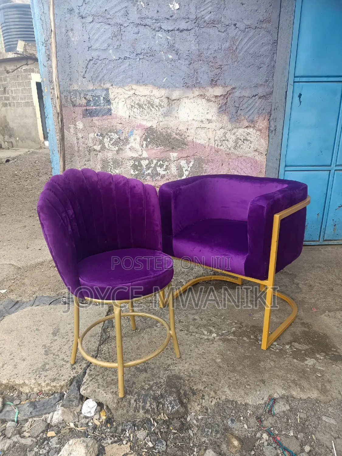 Manicure Seats, Purple 
