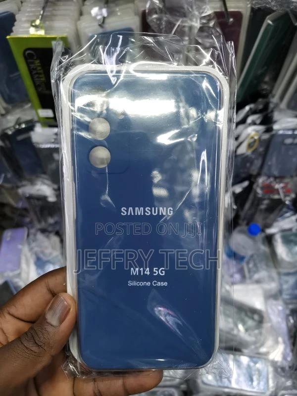 Samsung Galaxy M14 5G Luxury Shockproof Liquid Silicone Case