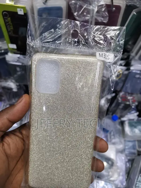 Samsung Galaxy M31s Phone Case Liquid Glitter Cover Protect