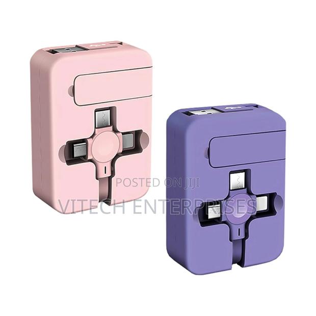 3 in 1 Portable Retractable/Foldable Charger - thumbnail 3