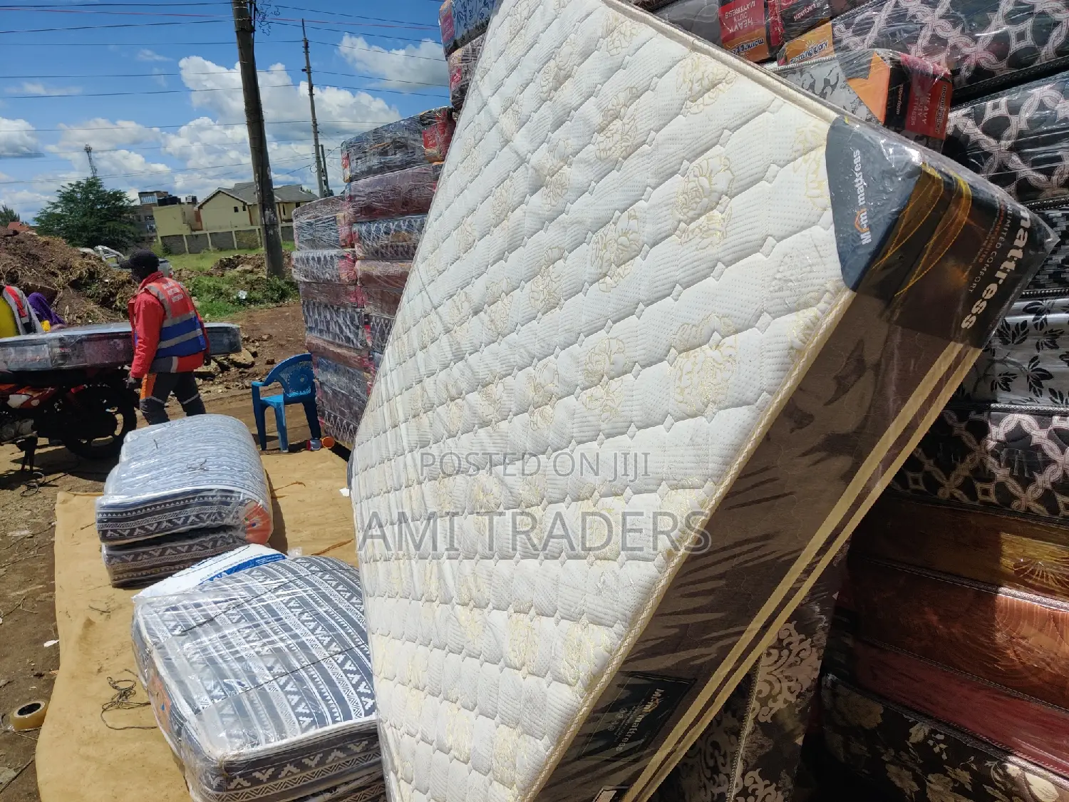 Spring Matress With Pillow Top (10 Yr Warranty)