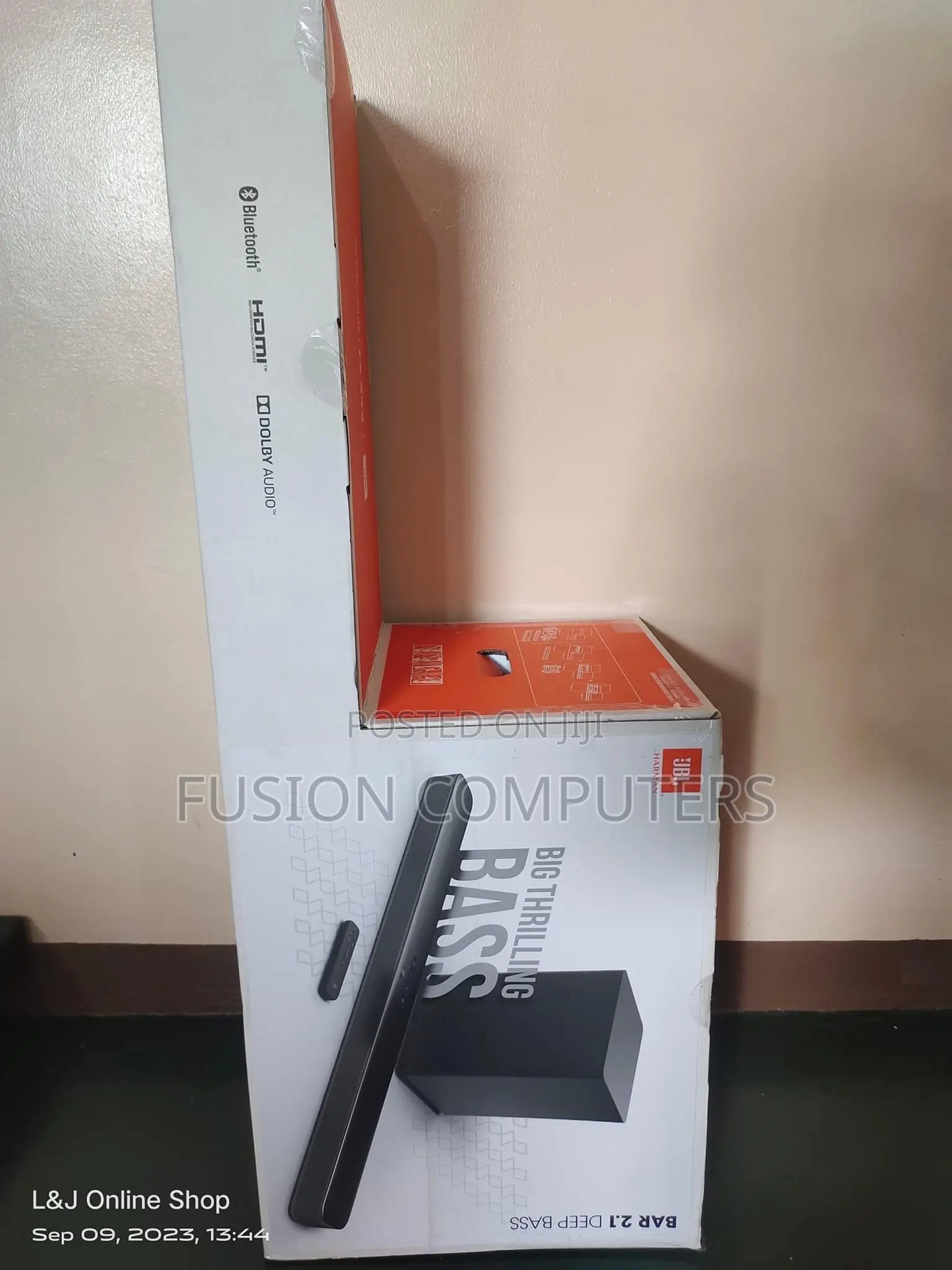 JBL Bar 2.1 Deep Bass Soundbar With Wireless Subwoofer