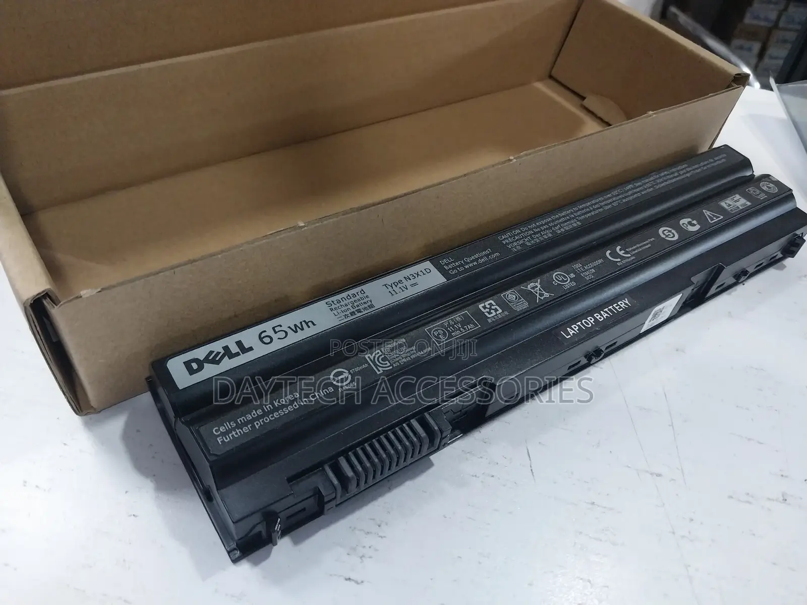 Dell Laptop Battery E6520, E6420, E5520, E5420 6 Cell 65wh