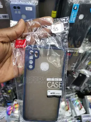 Back Cover for Infinix S5 Pro, CAMERA PROTECTION CASE, SMOKE